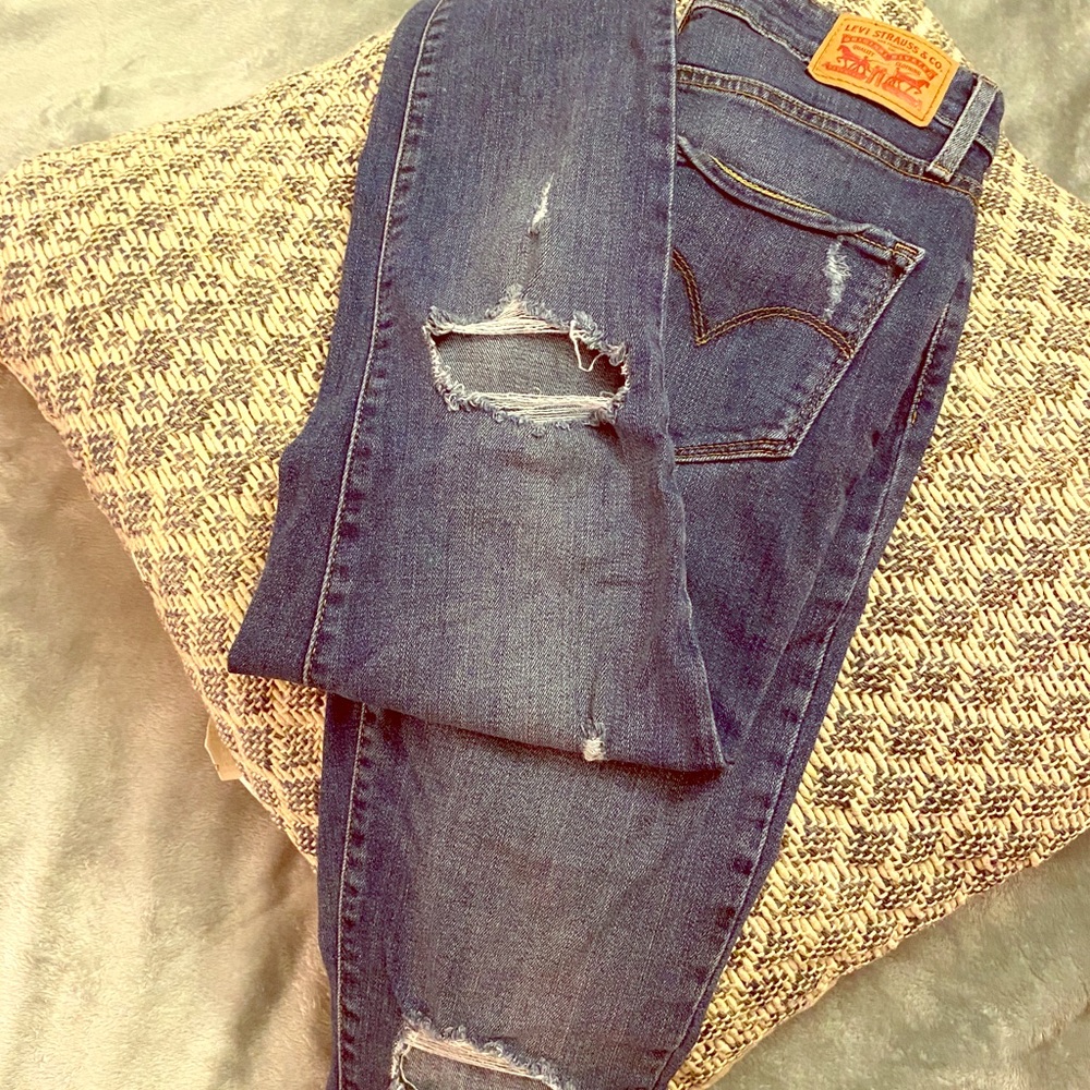 Levi 721 High Rise Skinny Jeans